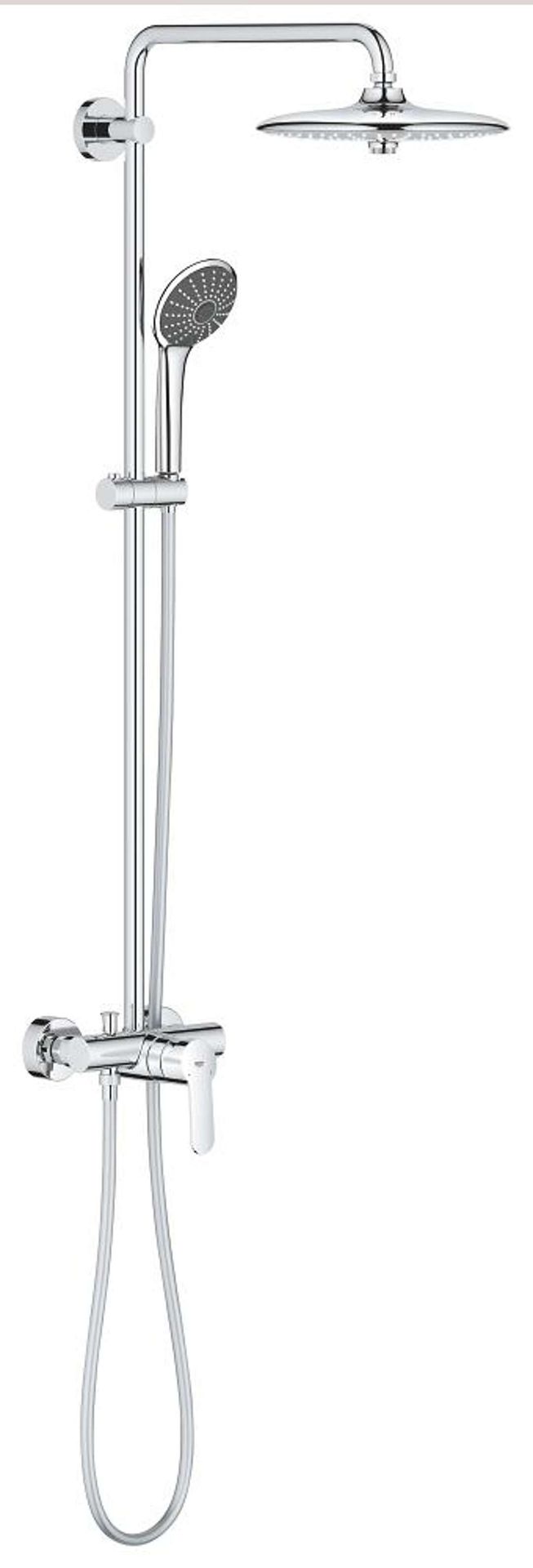 Grohe Vitalio Joy - System prysznicowy 260 z baterią ścienną, 3 strumienie, chrom 27684001