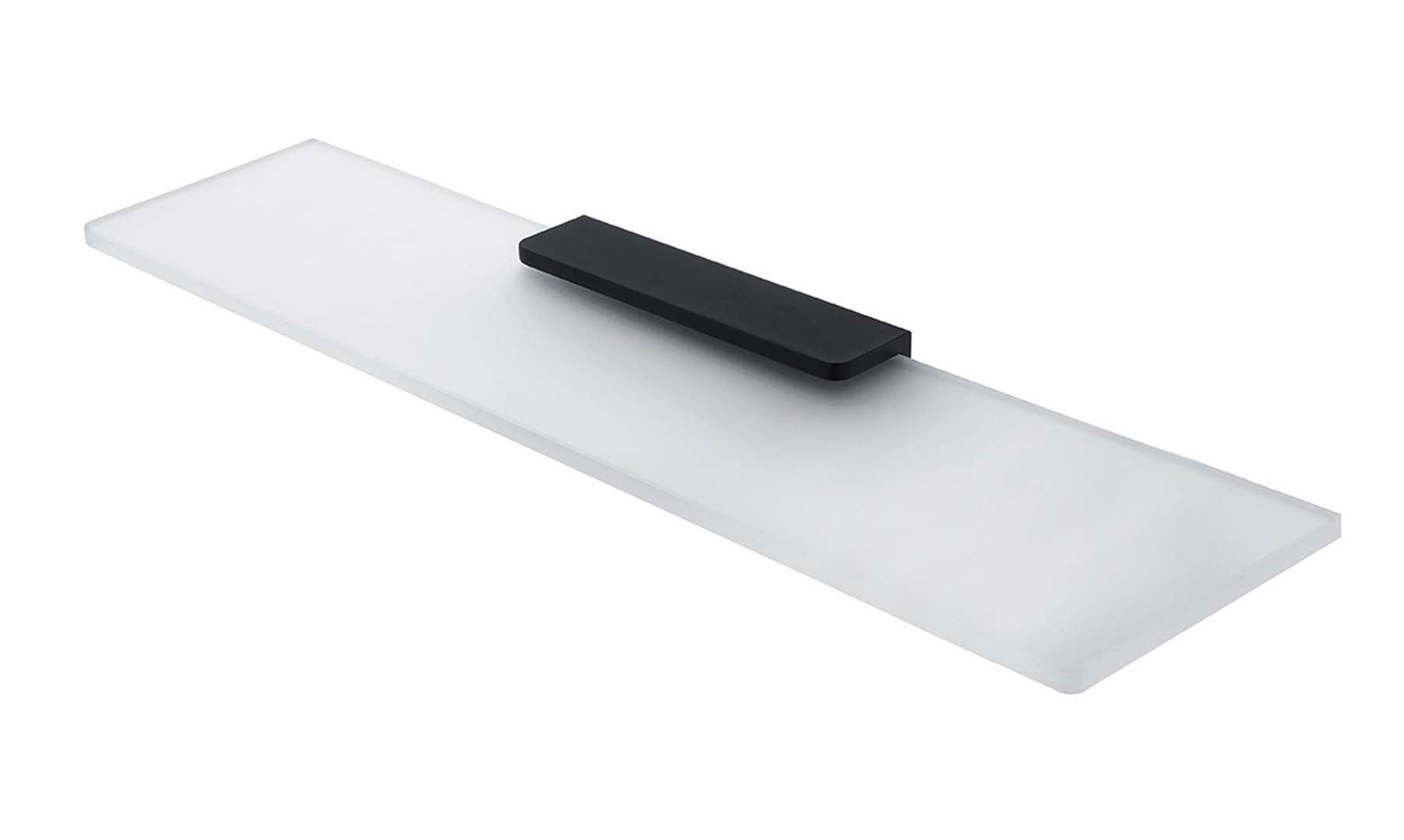 Nimco Maya - Półka 60 cm, szkło matowe/czarny mat MAC 29091B-60-90