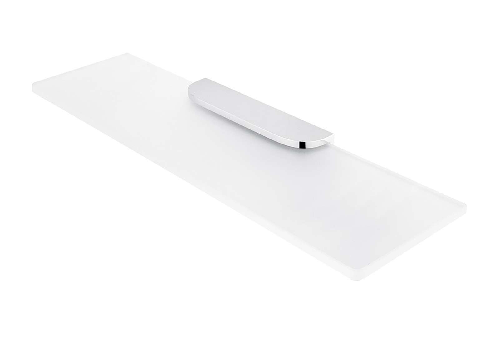 Nimco Nikau - Półka dł. 50 cm, szkło matowe/chrom NK 30091B-50-26