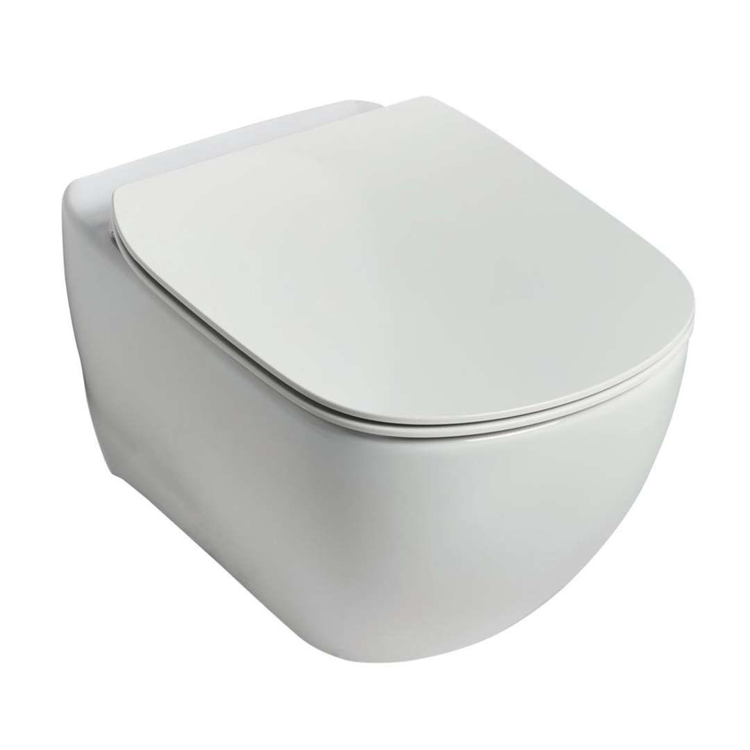 Ideal Standard Tesi - Toaleta ścienna z deską, AquaBlade, biała T354701