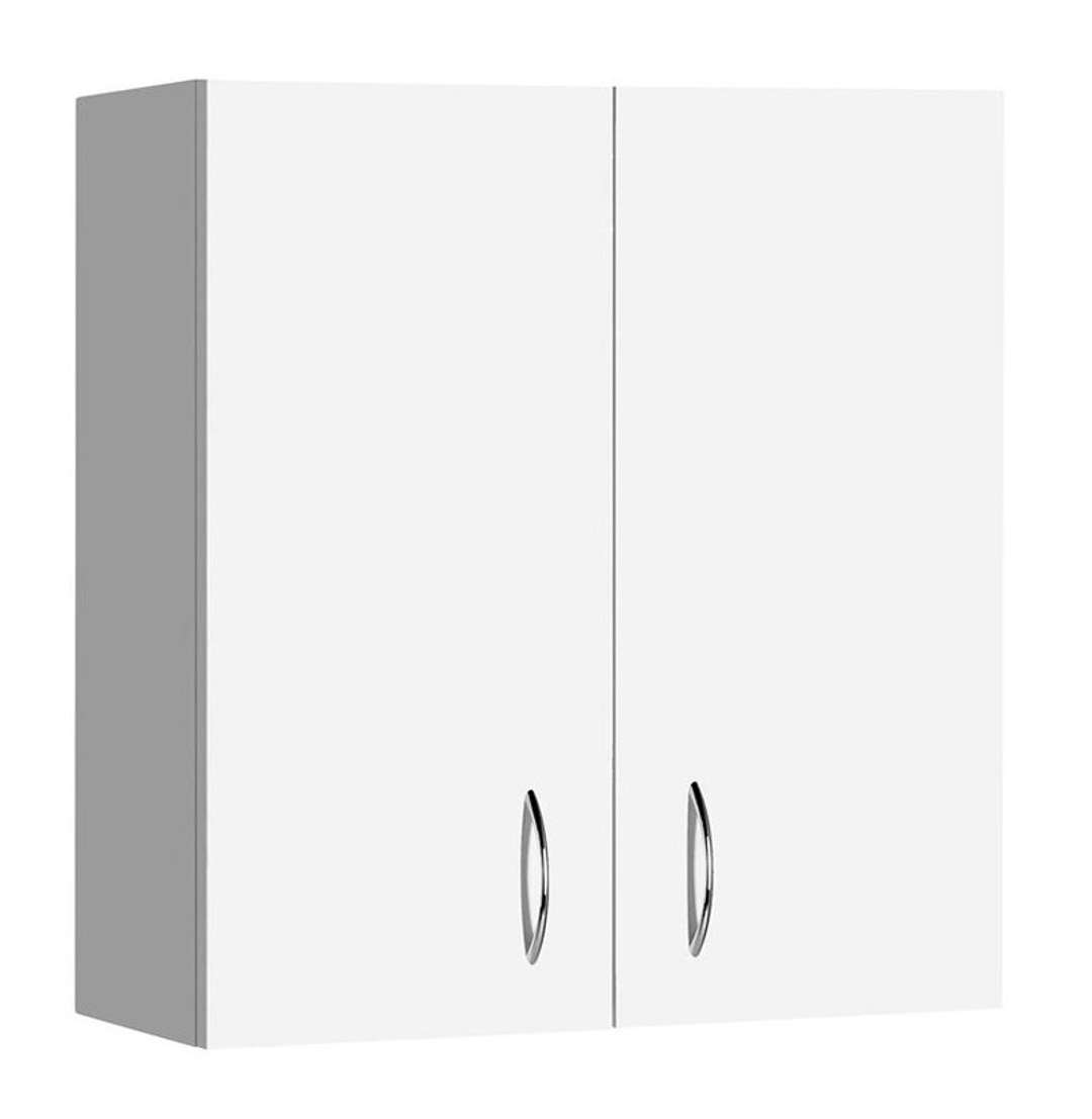 Aqualine Simplex Eco - Szafka górna 60x60x24 cm, 2 drzwi, biała SIME535