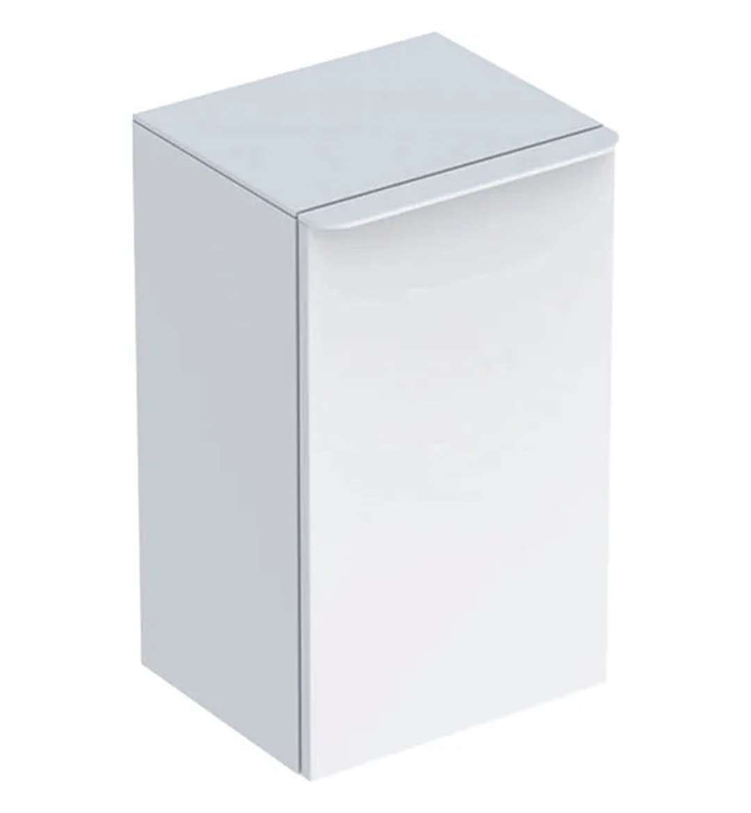 Geberit Smyle Square - Szafka boczna, otwierana na prawo, kolor biały połysk 500.359.00.1