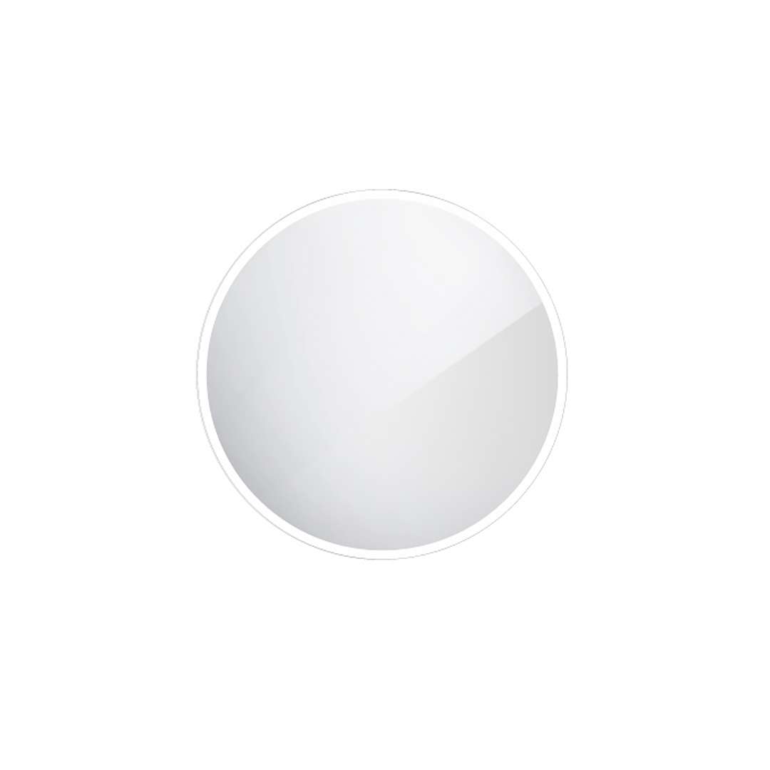Nimco Lustra - Lustro z oświetleniem LED, 60 cm, aluminium ZP 26000R