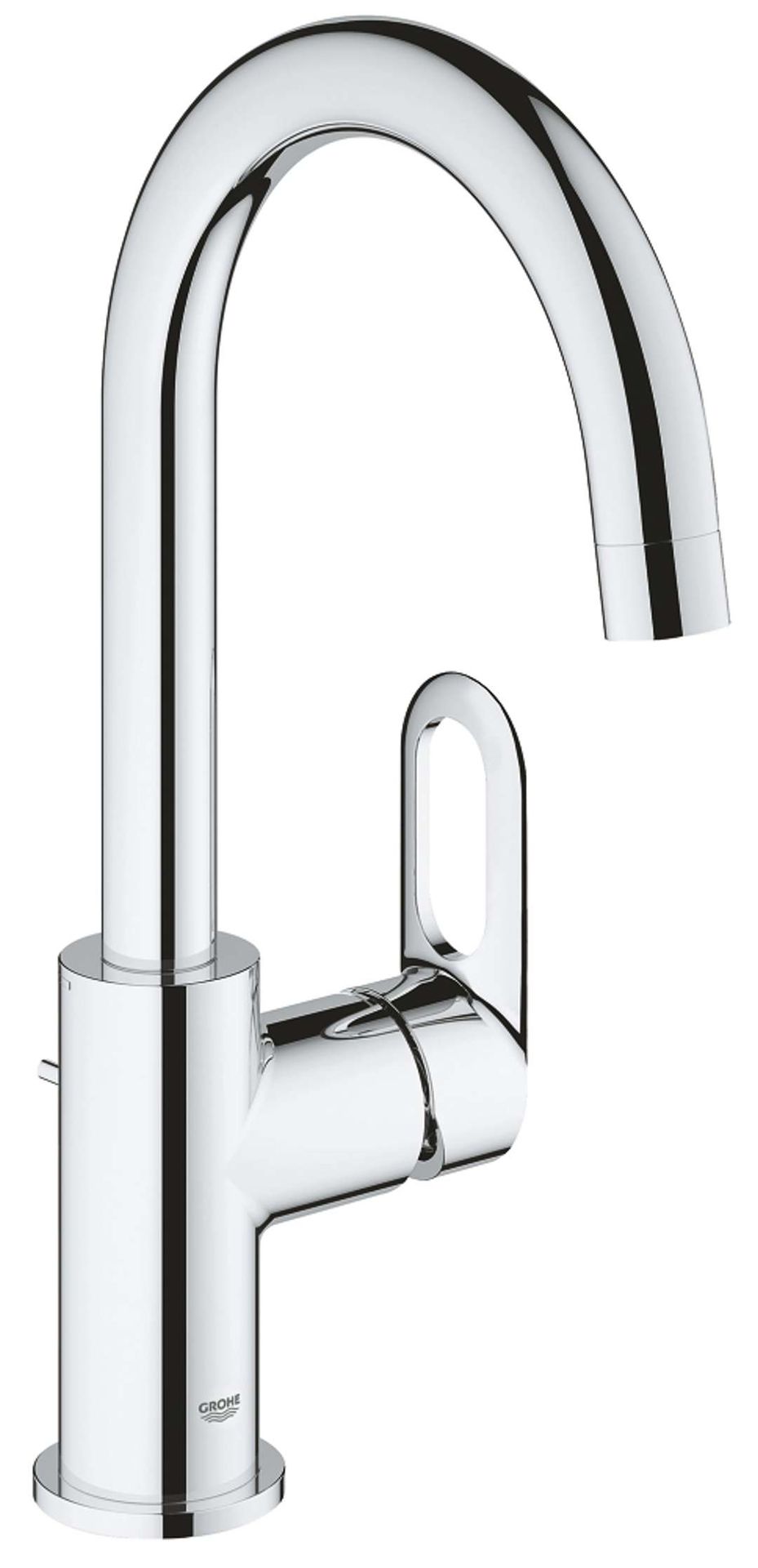 Grohe BauLoop - Bateria umywalkowa z odpływem, chrom 23091000