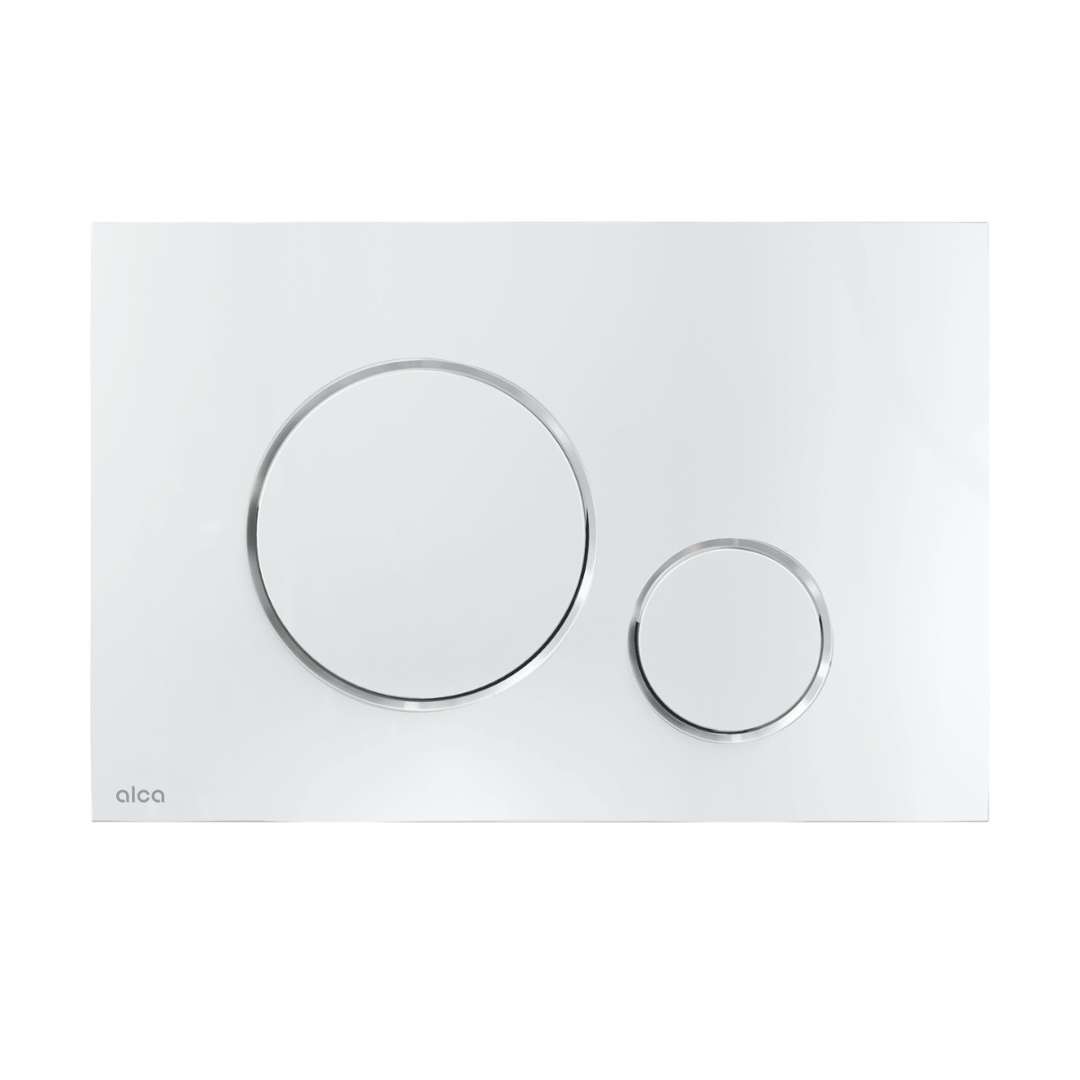 Alcadrain Thin - Sterowanie spłukiwaniem, chrom połysk M671