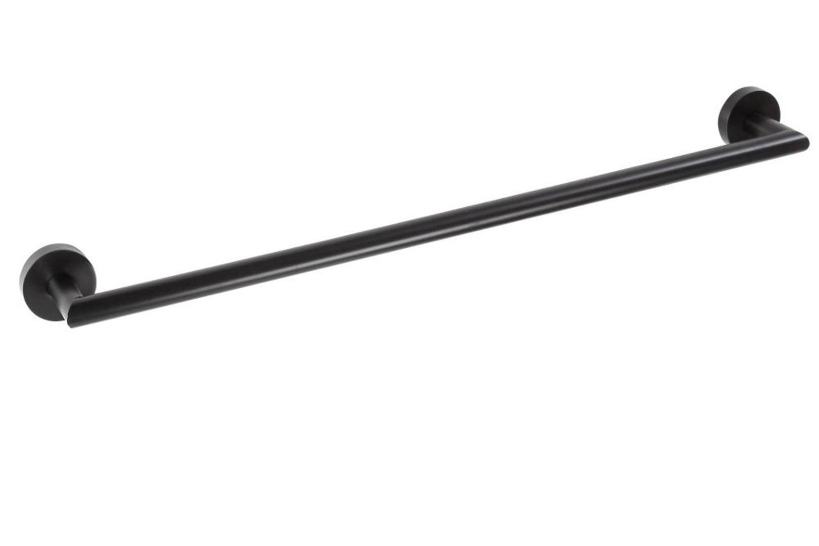 Sapho X-Round - Wieszak na ręcznik, długość 66 cm, kolor czarny XR404B