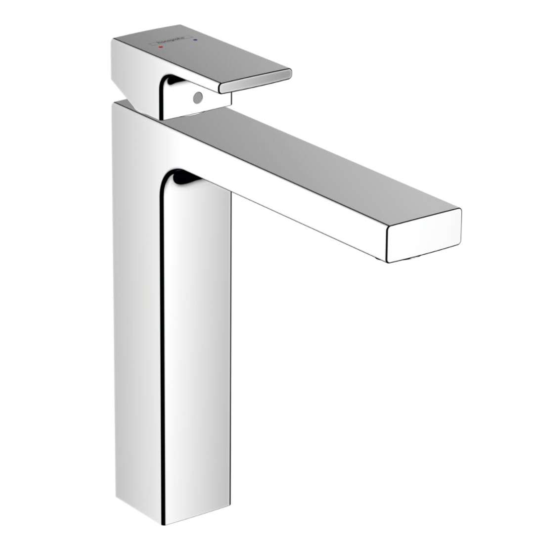 Hansgrohe Vernis Shape - Bateria umywalkowa, z kompletem odpływowym, EcoSmart, chrom 71590000