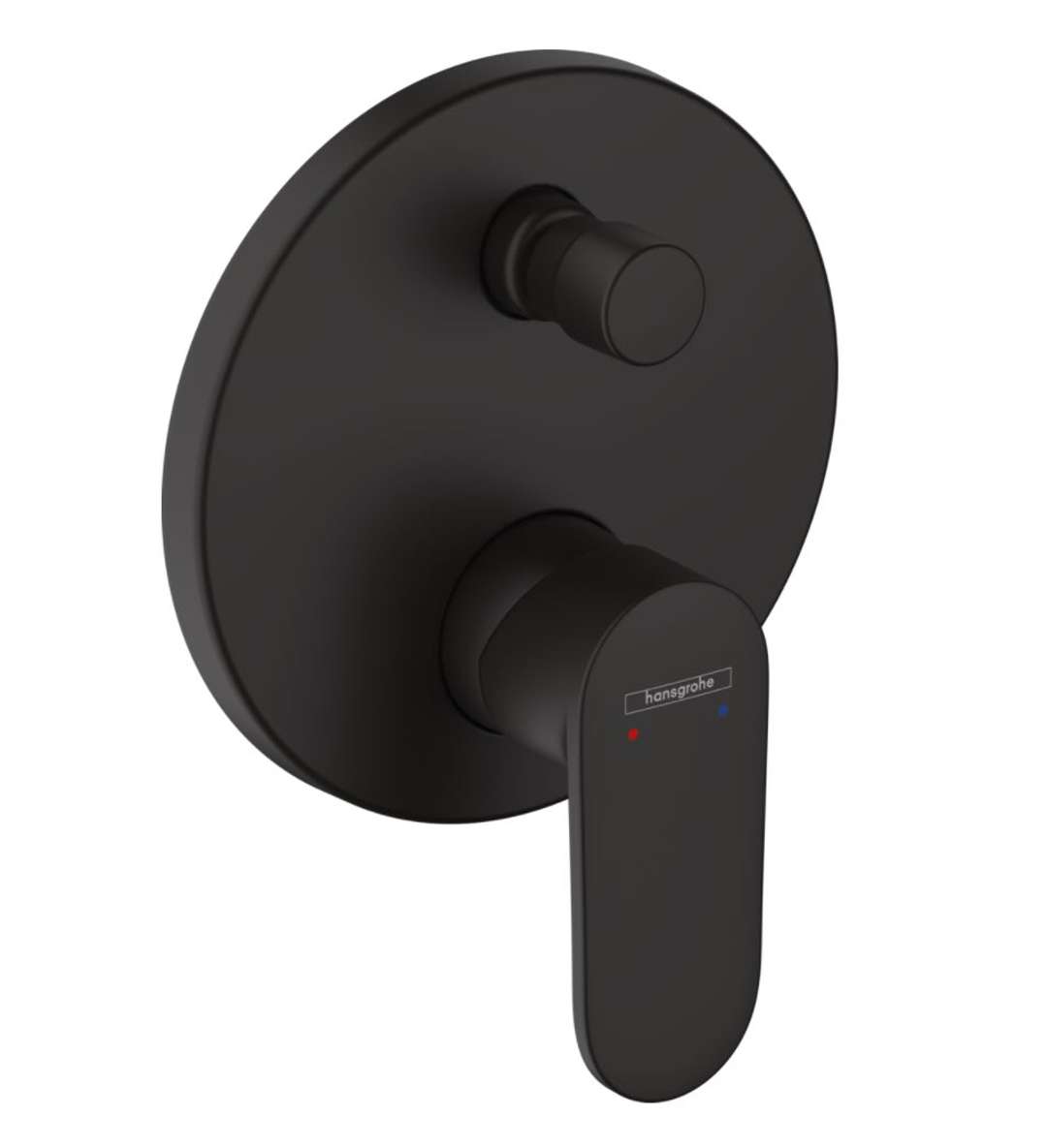 Hansgrohe Vernis Blend - Bateria wannowa podtynkowa, czarny mat 71467670