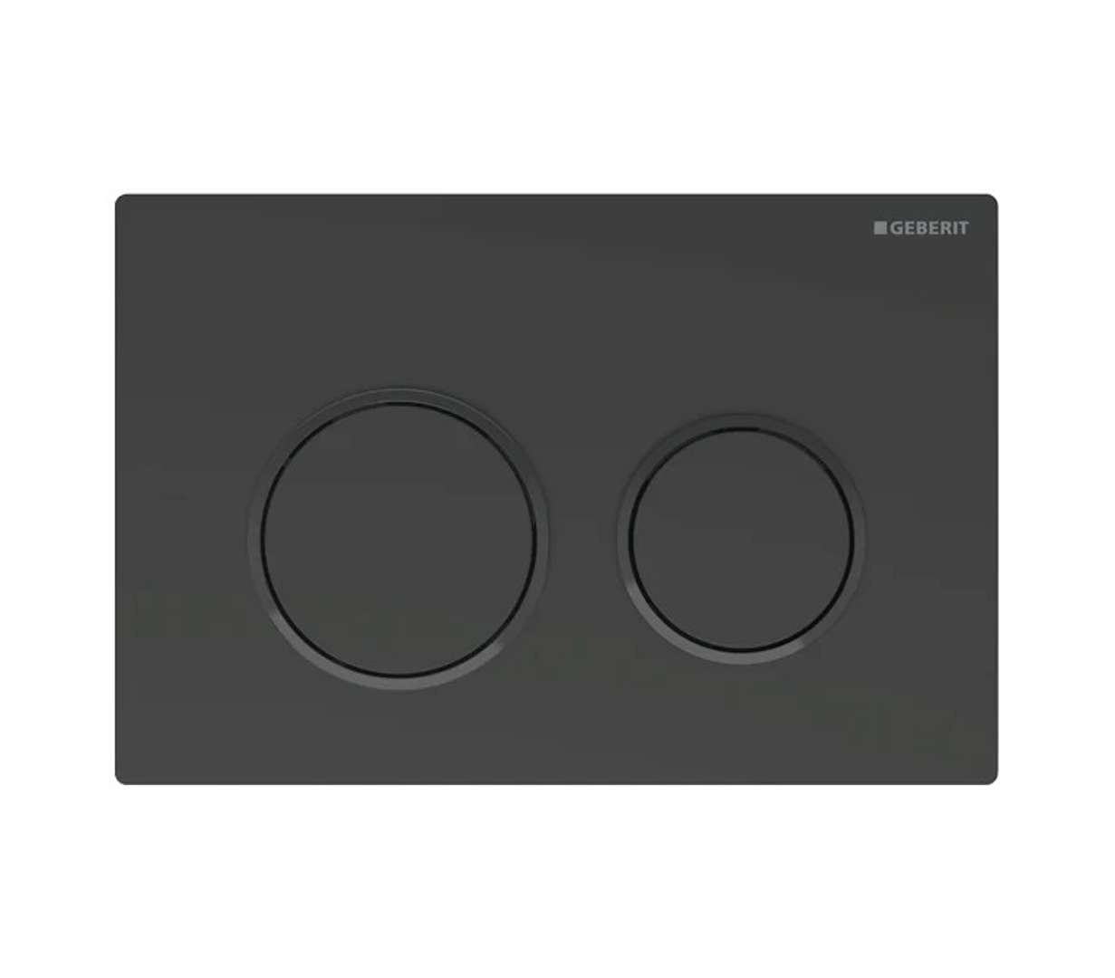 Geberit Omega20 - Kontrola spłukiwania, czarny mat 115.085.16.1