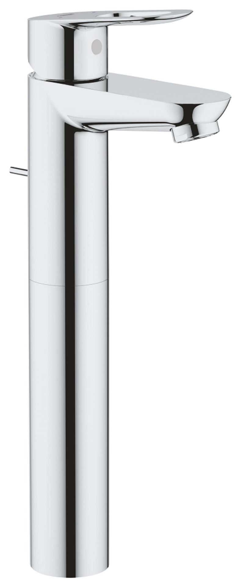 Grohe BauLoop - Bateria umywalkowa z odpływem, chrom 32856000
