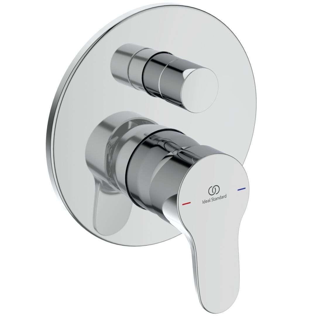 Ideal Standard Cerabase - Bateria podtynkowa, na 2 urządzenia, z korpusem, chromowana A7393AA