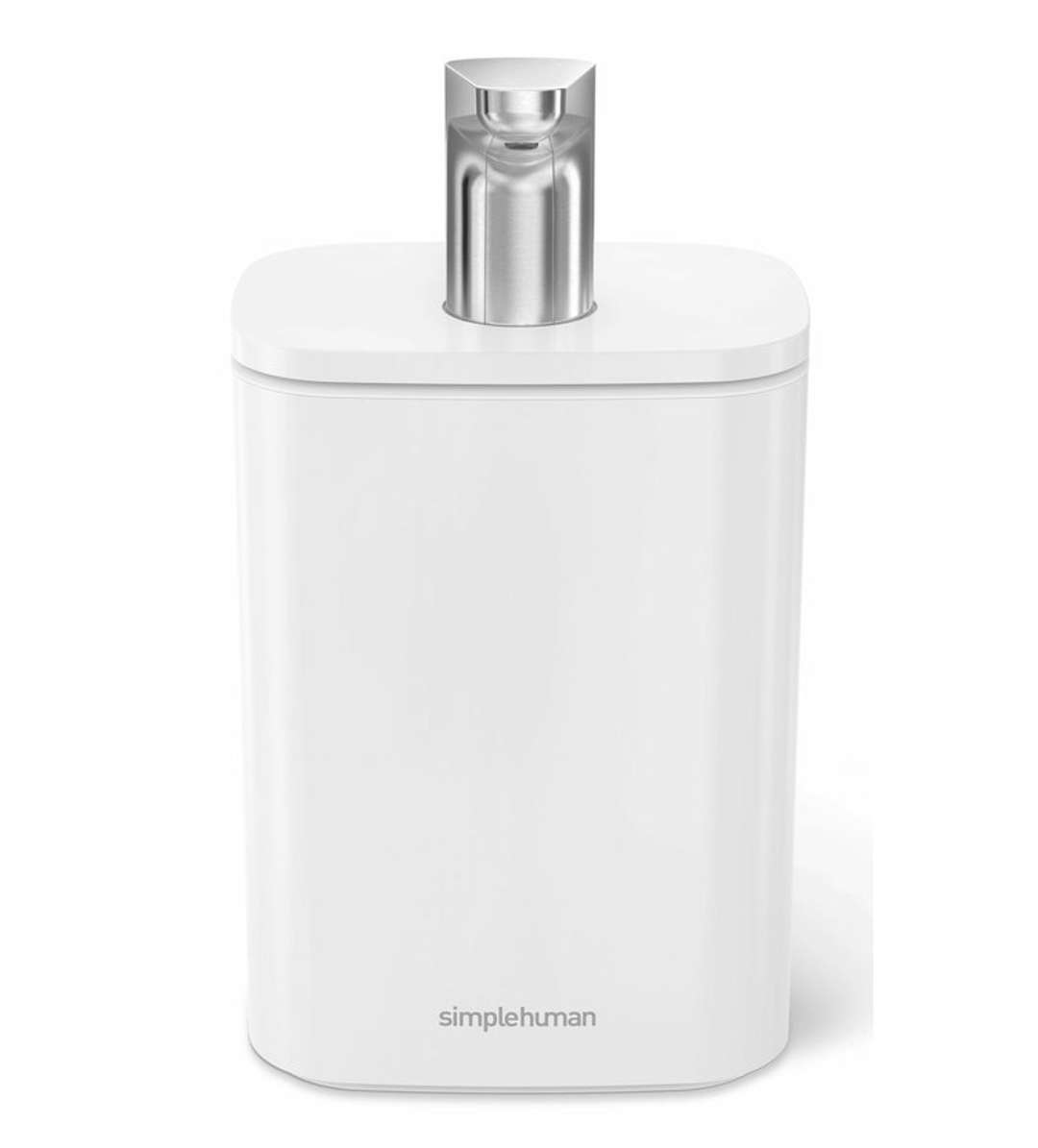 Simplehuman Akcesoria łazienkowe - Stojący dozownik mydła w kolorze białym KT1195