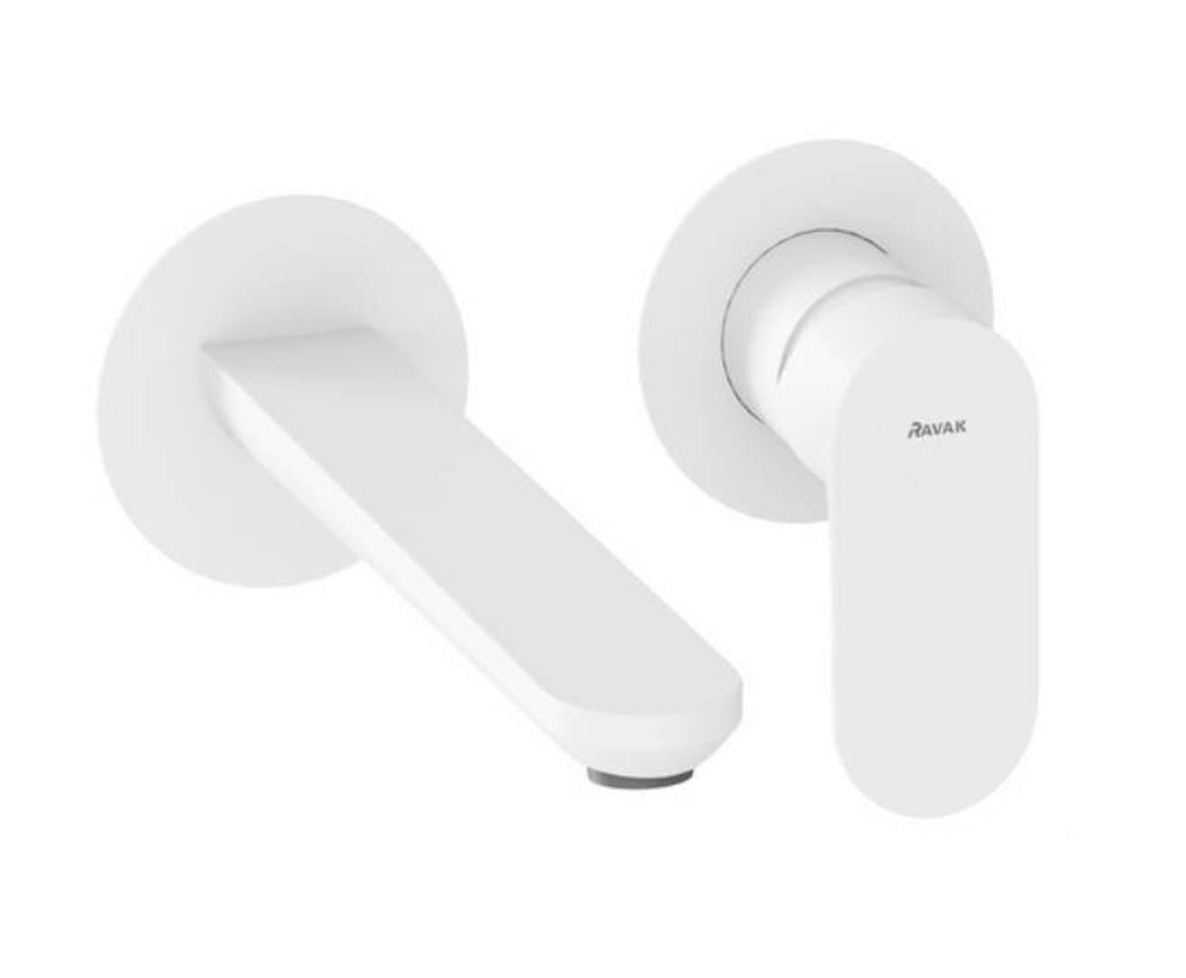 Ravak Eleganta - Bateria podtynkowa, montaż 2-otworowy, Supersteel X070255