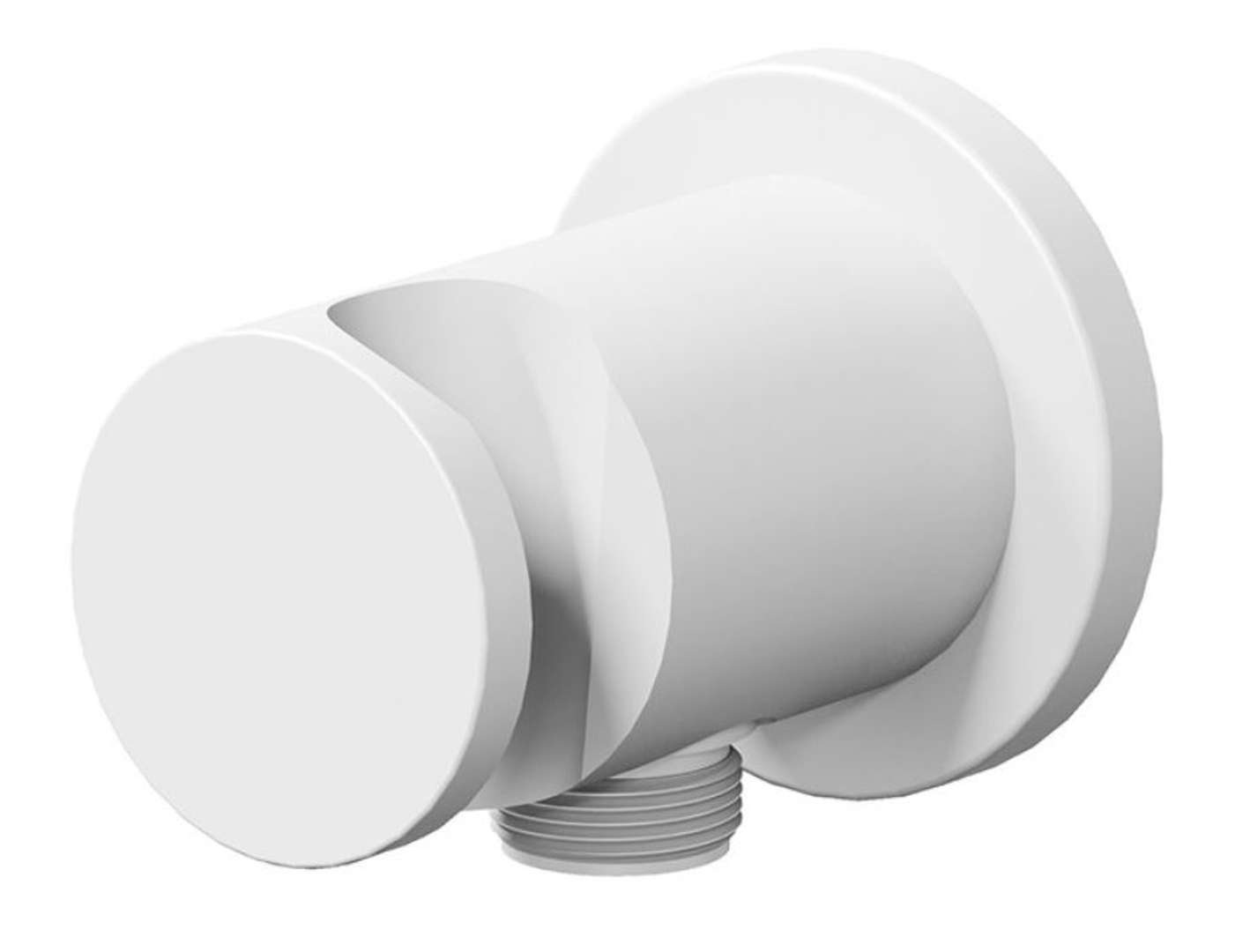 Ravak Chrome - Kołek ścienny z uchwytem, biały matowy X07P684