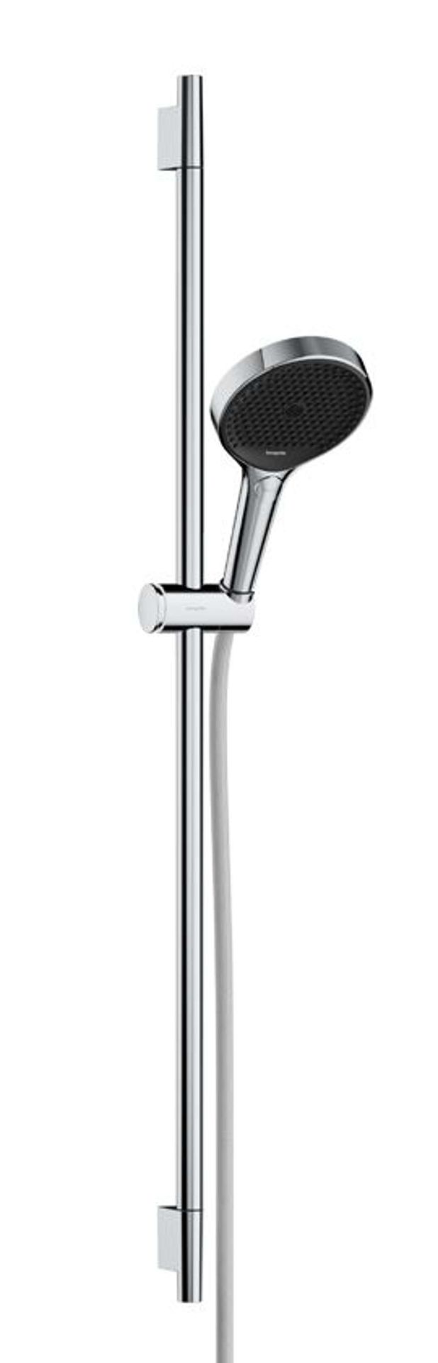 Hansgrohe Rainfinity - Zestaw głowicy prysznicowej, drążka i węża, 3 dysze, EcoSmart, chrom 28744000