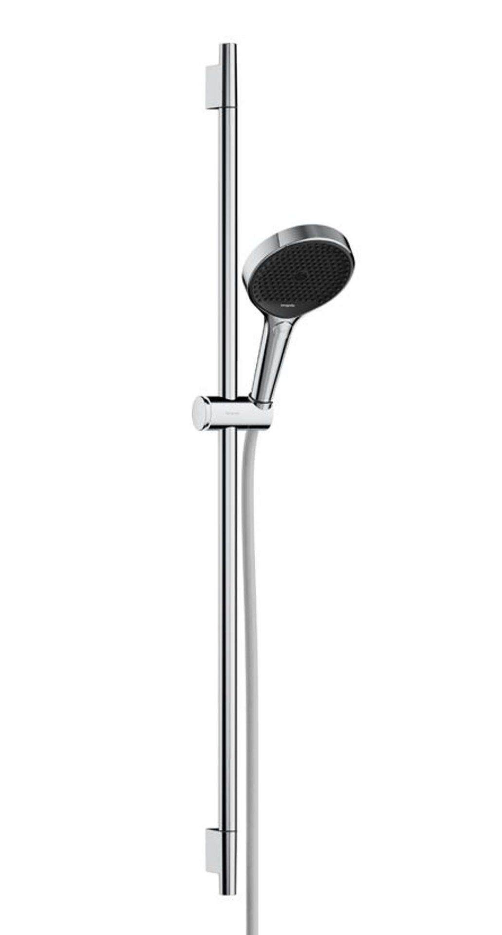 Hansgrohe Rainfinity - Zestaw prysznicowy, 3 strumienie, drążki i wąż, chrom 28743000