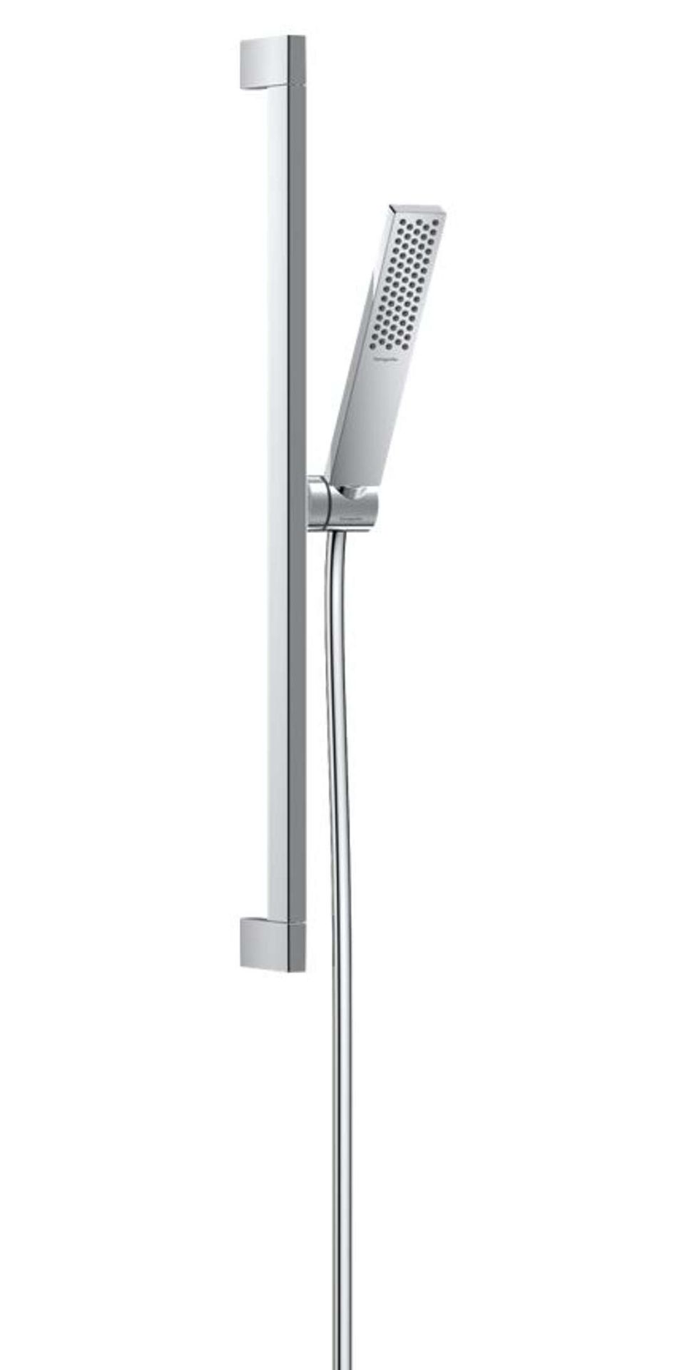 Hansgrohe Pulsify E - Zestaw głowicy prysznicowej, drążka i węża, EcoSmart+, chrom 24381000