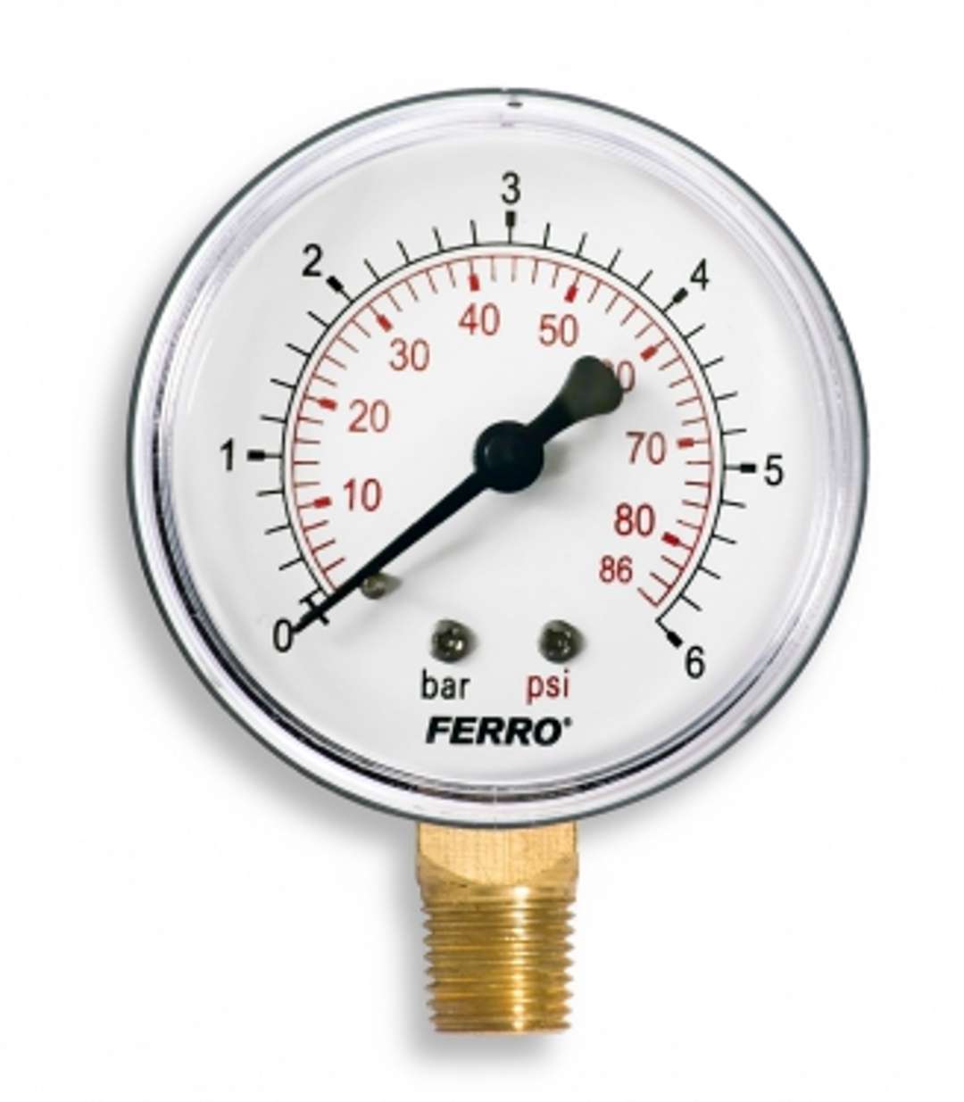 Novaservis Program hydrauliczny - Manometr 63 mm 1/4
