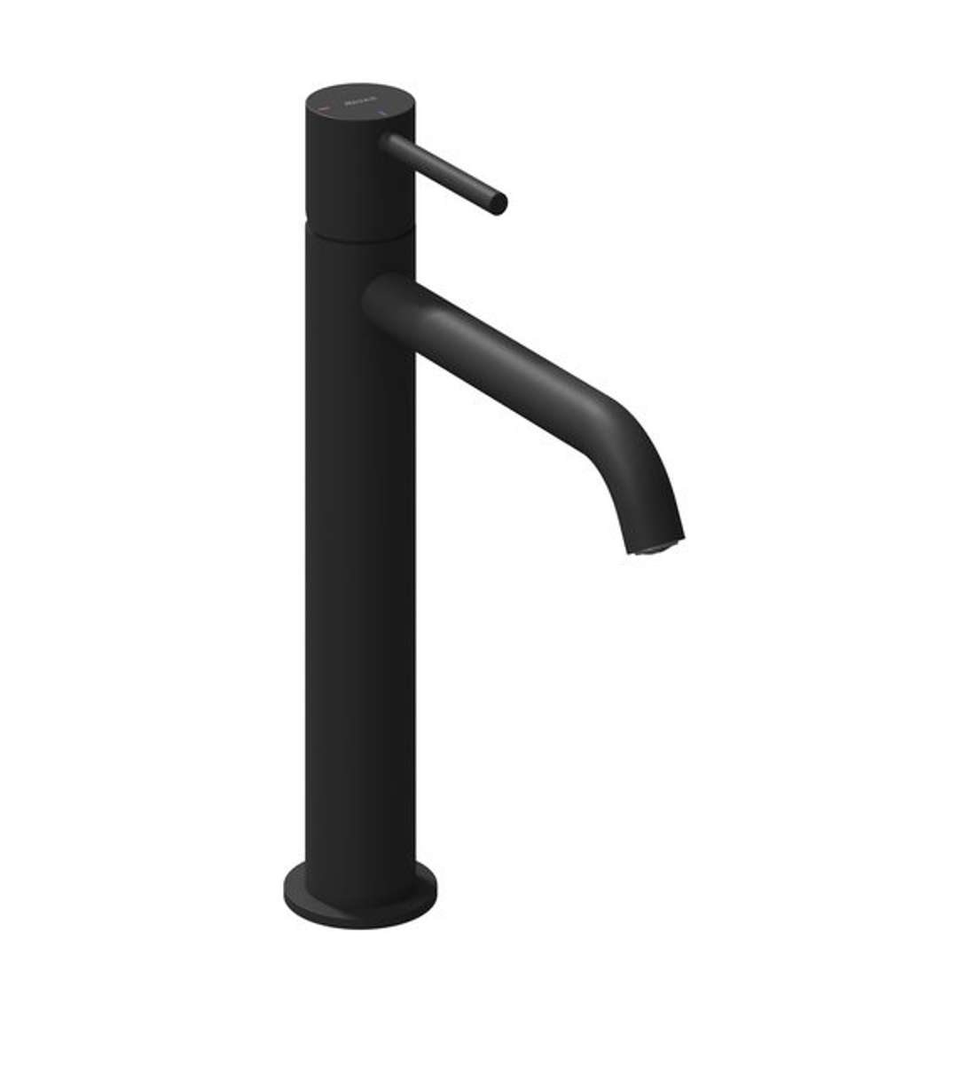 Ravak Espirit - Bateria umywalkowa, BeCool, czarny mat X070402