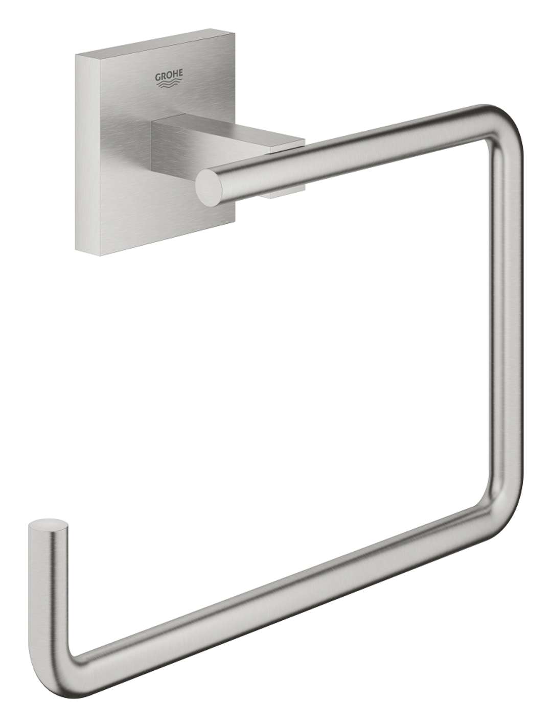 Grohe QuickFix Start Cube - Wieszak na ręcznik, Supersteel 40975DC0
