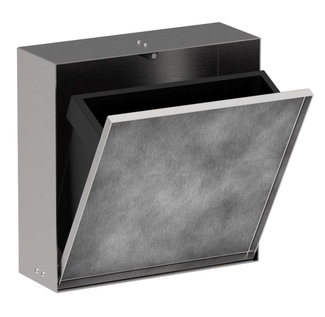 Hansgrohe XtraStoris Rock - Podtynkowy kosz na śmieci 4 l, stal szlachetna szczotkowana 56089800