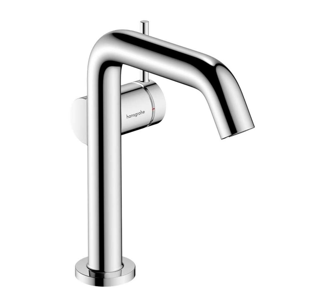 Hansgrohe Tecturis S - Bateria umywalkowa z kompletem odpływowym Push-Open, CoolStart, EcoSmart, chrom 73342000