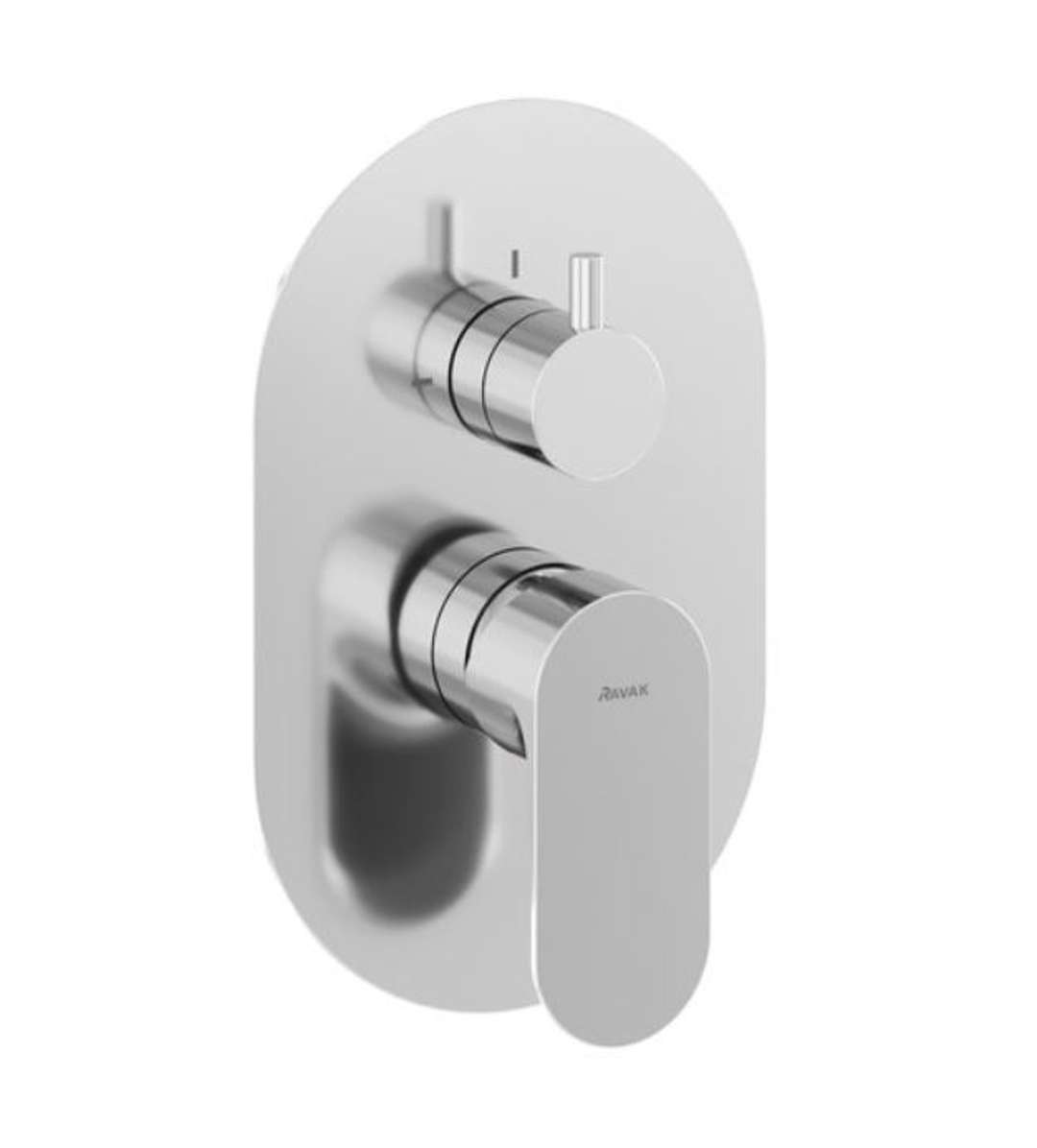 Ravak Eleganta - Bateria podtynkowa do obsługi trzech wyjść wody, chrom X070221