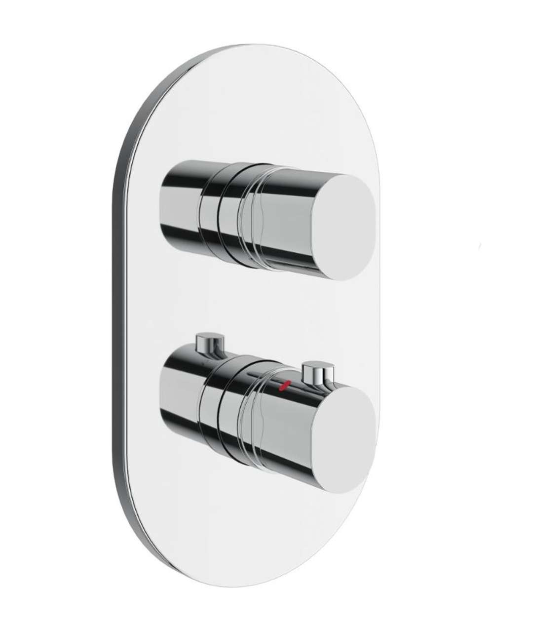 Ravak Chrome II - Termostatyczna bateria podtynkowa, do 3 odbiorników, chrom X070457