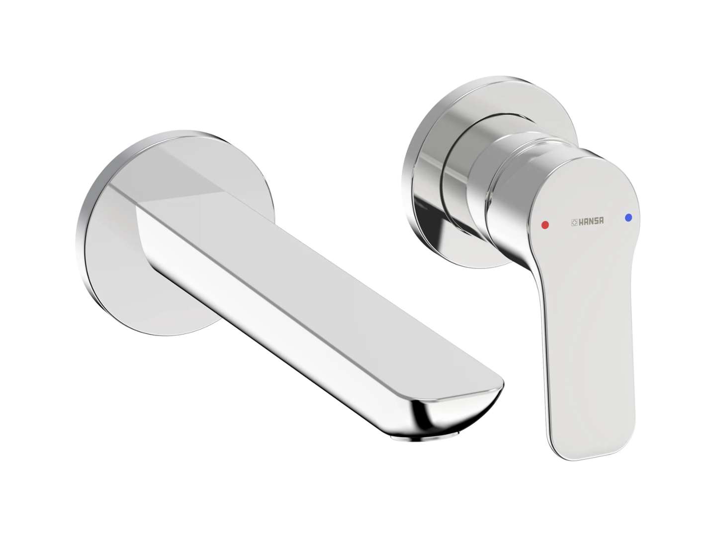 Hansa Basic - Bateria umywalkowa podtynkowa, montaż 2-otworowy, chrom 55602103