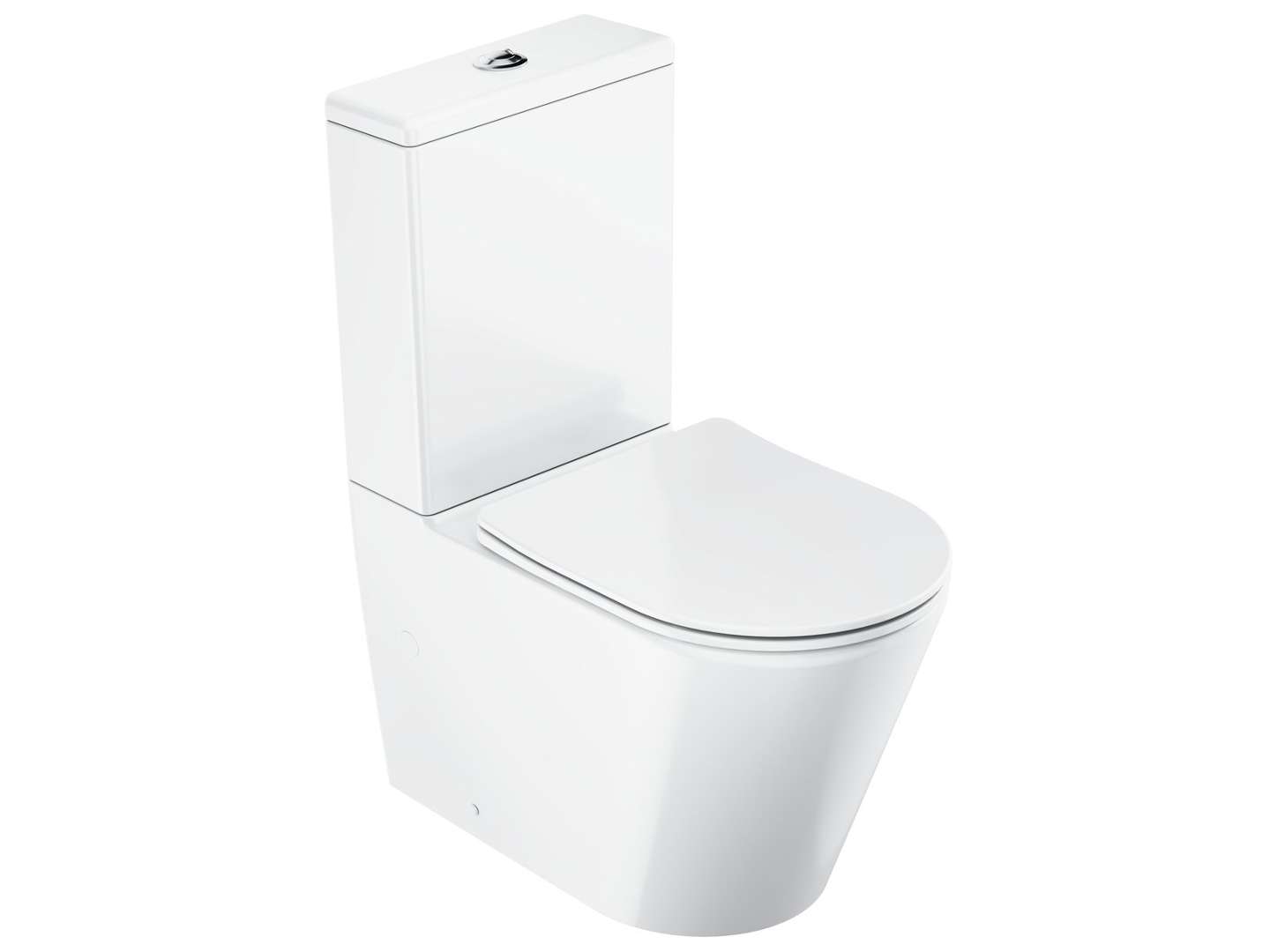 Ravak - WC kombi z deską sedesową SoftClose, odpływ vario, napuszczenie z boku, RimOff, biała X01872