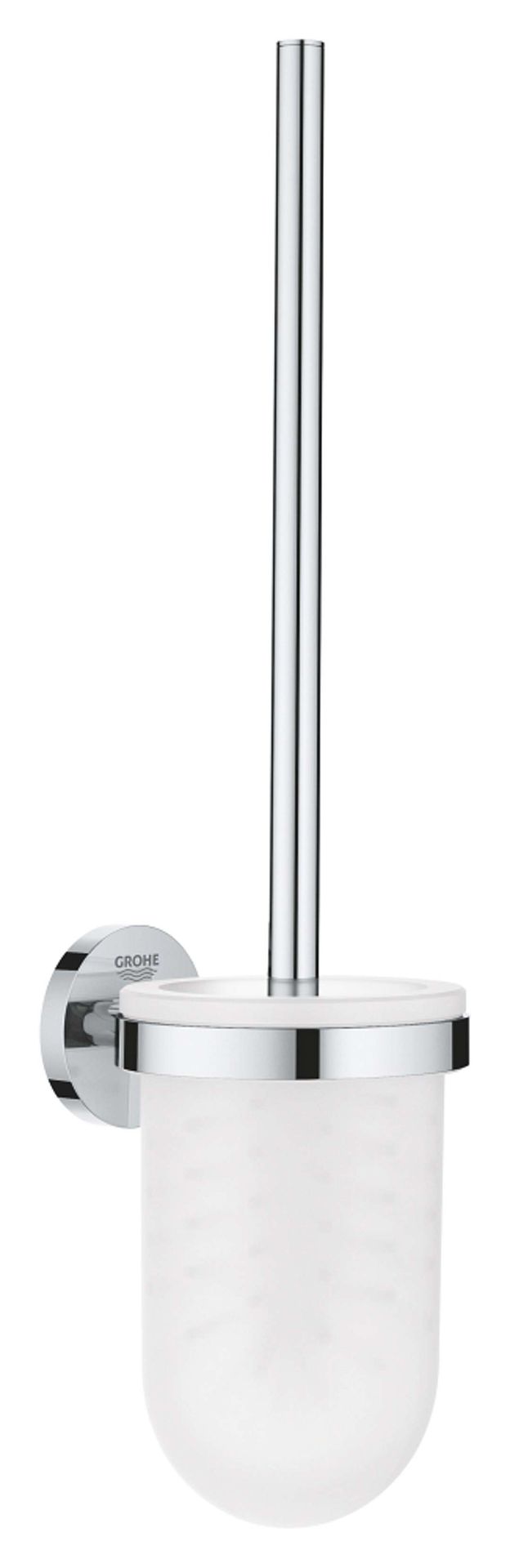 Grohe QuickFix Start - Szczotka toaletowa ścienna, z uchwytem, szkło/chrom 41185000
