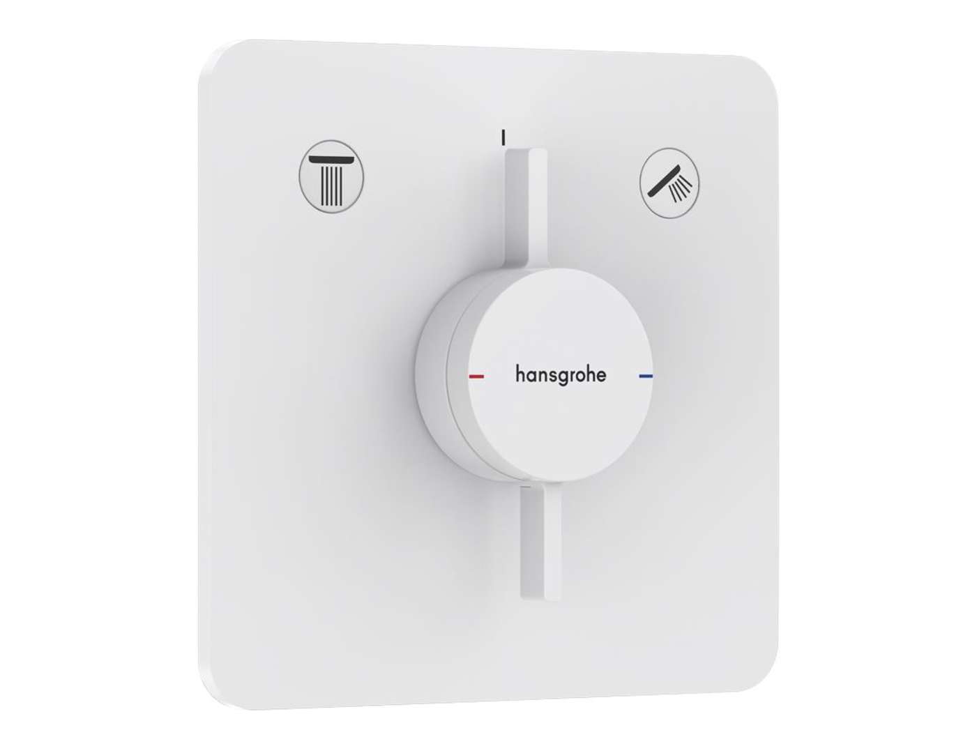 Hansgrohe DuoTurn Q - Bateria podtynkowa, do 2 odbiorników,  biały mat 75414700