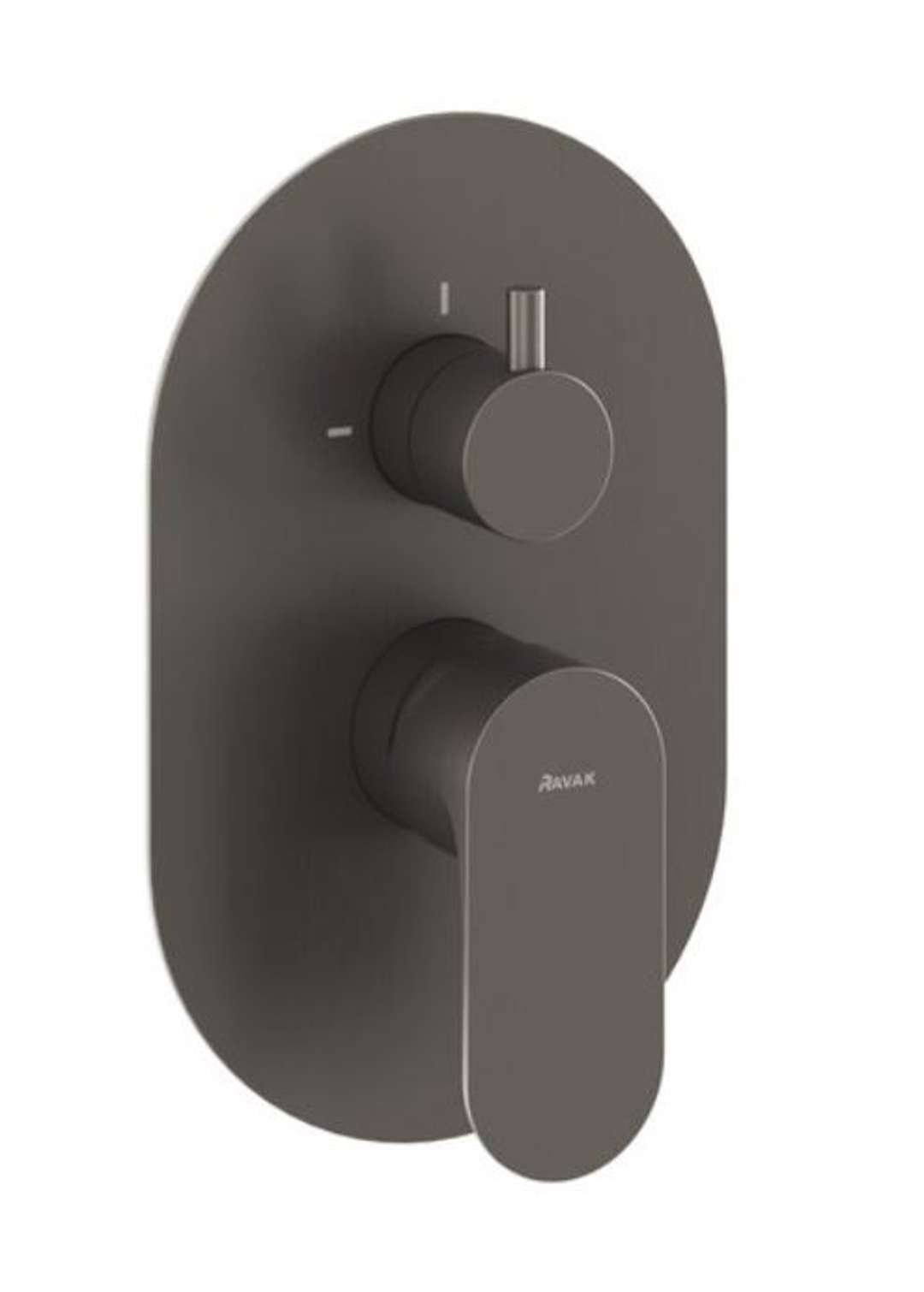 Ravak Eleganta - Bateria podtynkowa do obsługi trzech wyjść wody, Brushed Warm Sunset X070338