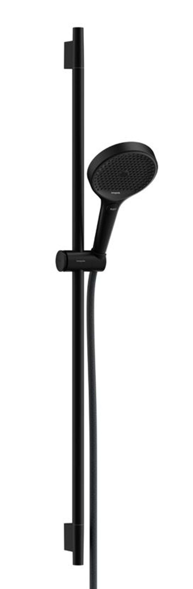 Hansgrohe Rainfinity - Zestaw głowica prysznicowa, drążek i wąż, 3 dysze, EcoSmart, czarny mat 28744670