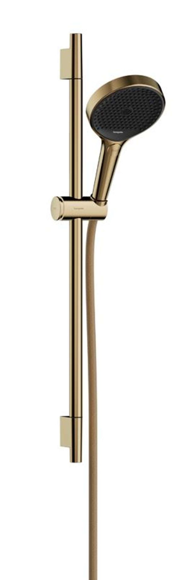 Hansgrohe Rainfinity - Zestaw głowica prysznicowa, drążek i wąż, 3 dysze, EcoSmart, złoty 28746990