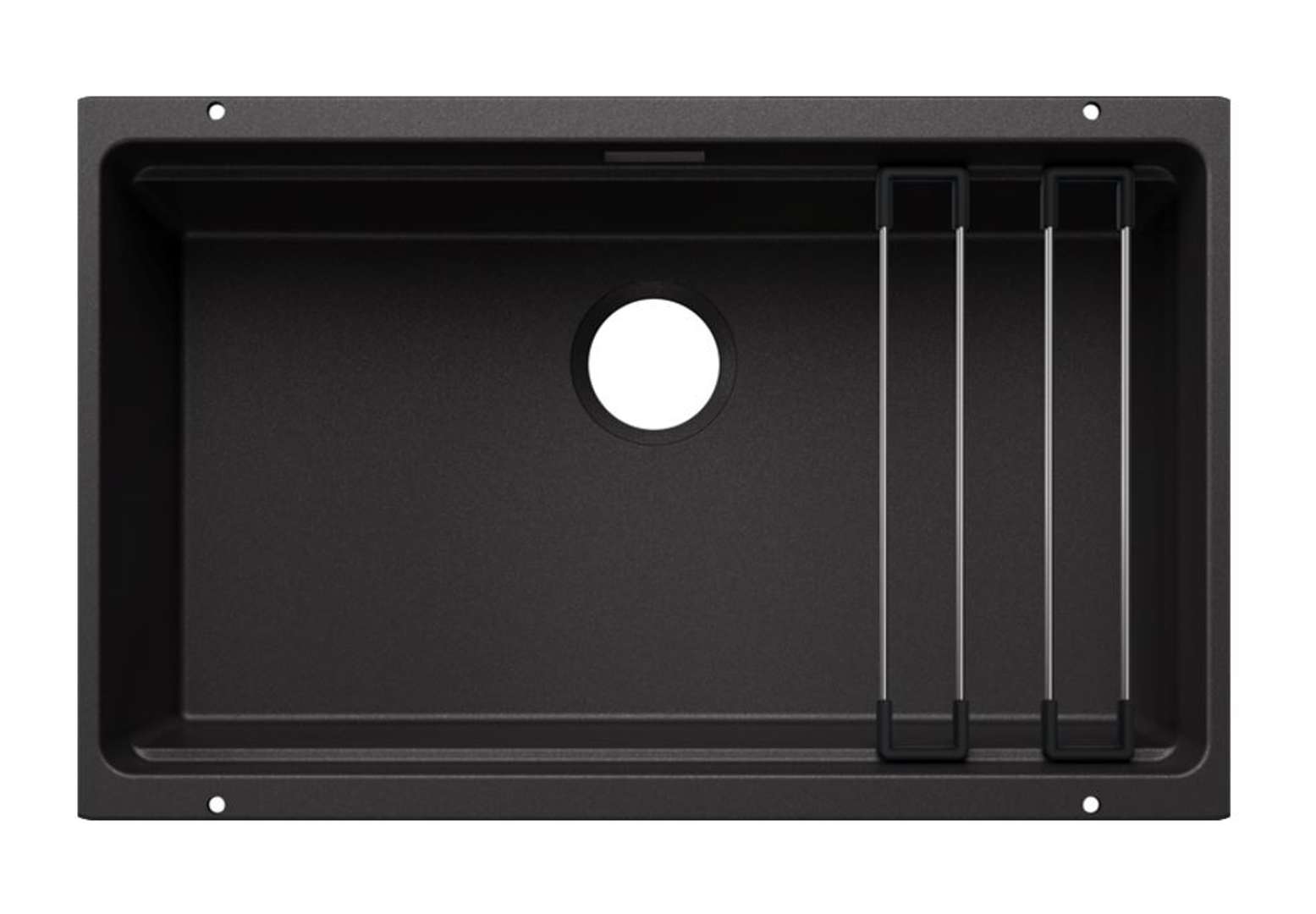 Blanco Etagon 700 - Zlewozmywak silgranitowy 70x40 cm, z akcesoriami,  antracyt 527765