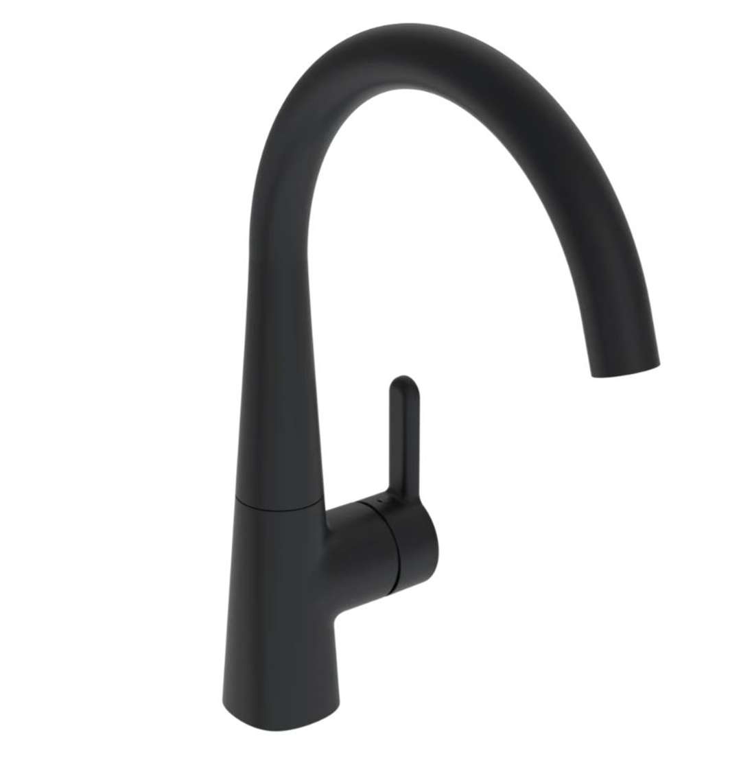 Hansa Designo - Bateria zlewozmywakowa, czarny mat 5101228333