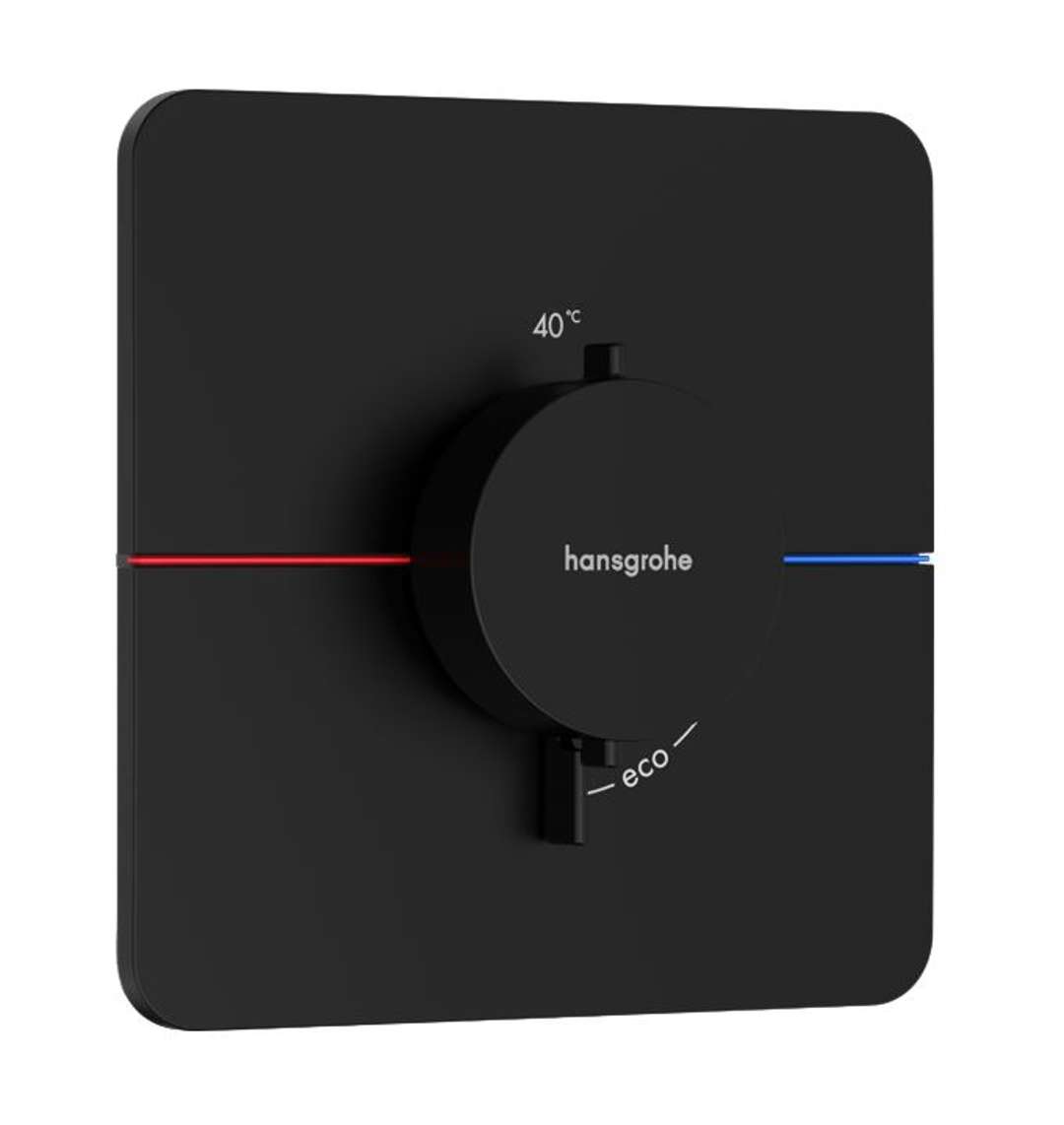 Hansgrohe ShowerSelect Comfort - Termostatyczna bateria podtynkowa, czarny mat 15588670