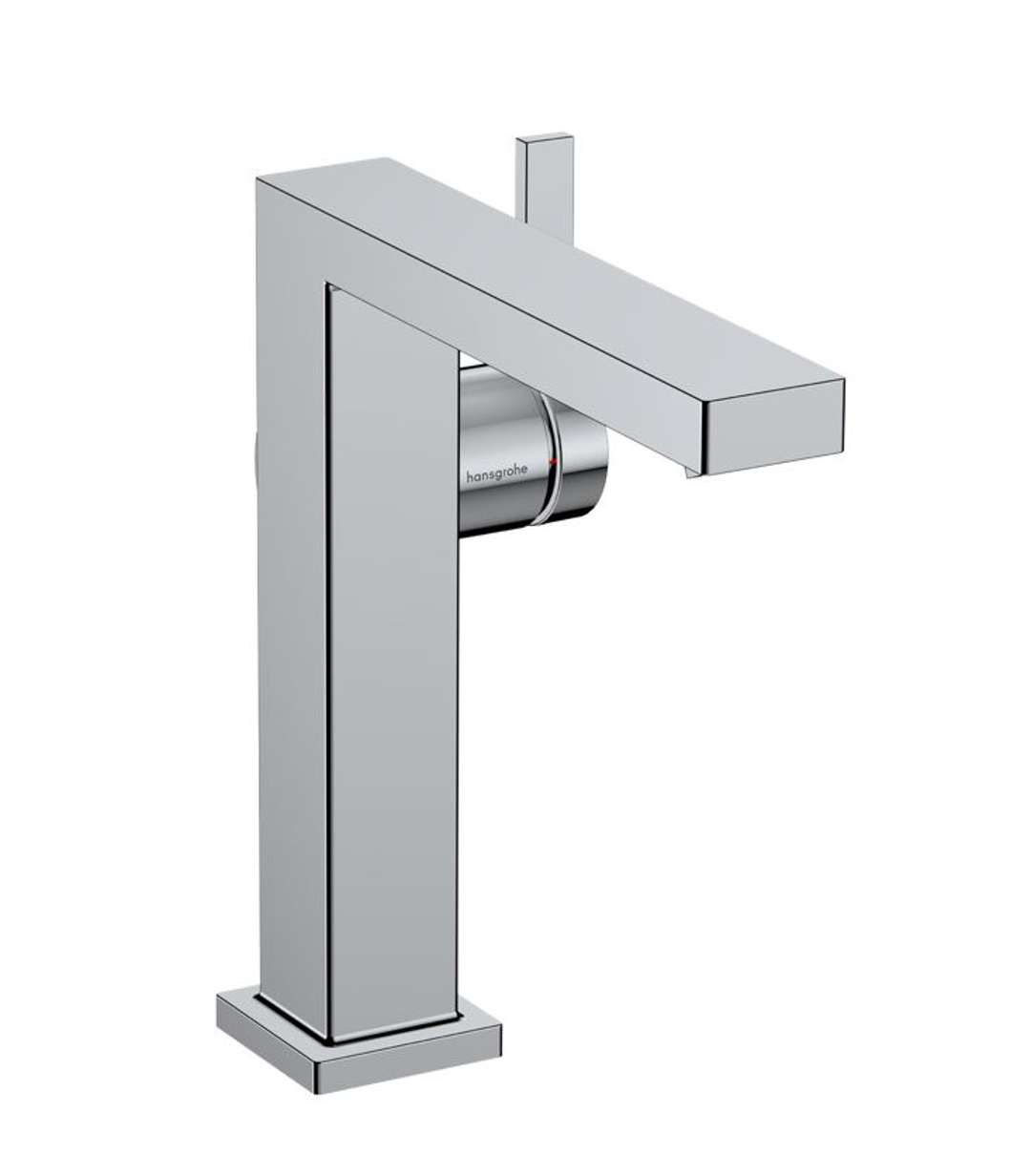 Hansgrohe Tecturis E - Bateria umywalkowa z kompletem odpływowym Push-Open, CoolStart, EcoSmart, chrom 73042000
