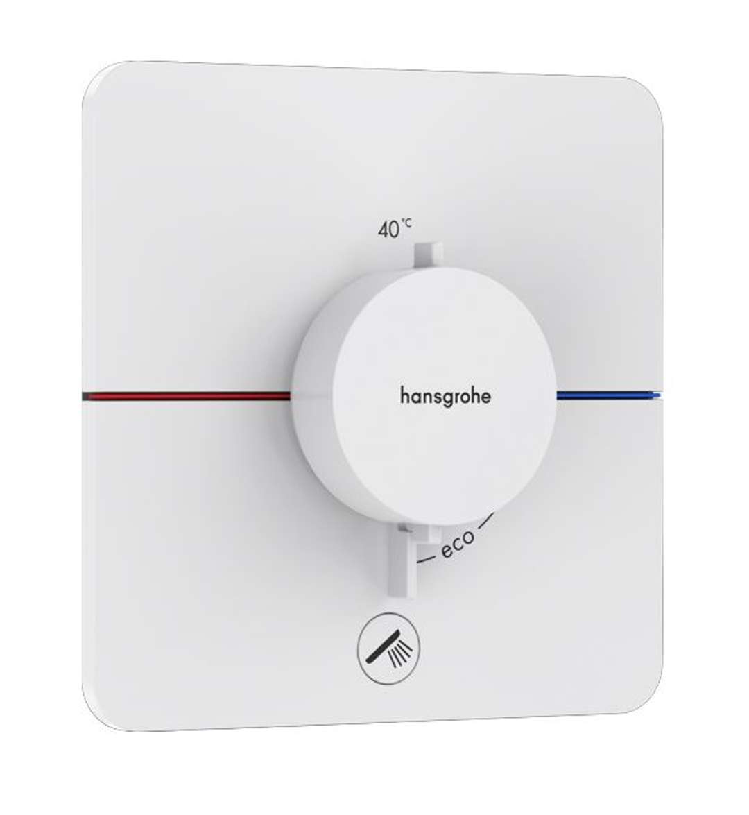 Hansgrohe ShowerSelect Comfort - Termostatyczna bateria podtynkowa, biały mat 15589700