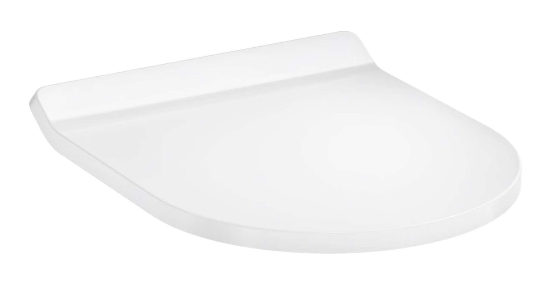 Hansgrohe EluPura S - Deska sedesowa, SoftClose Slim, biała 60200450