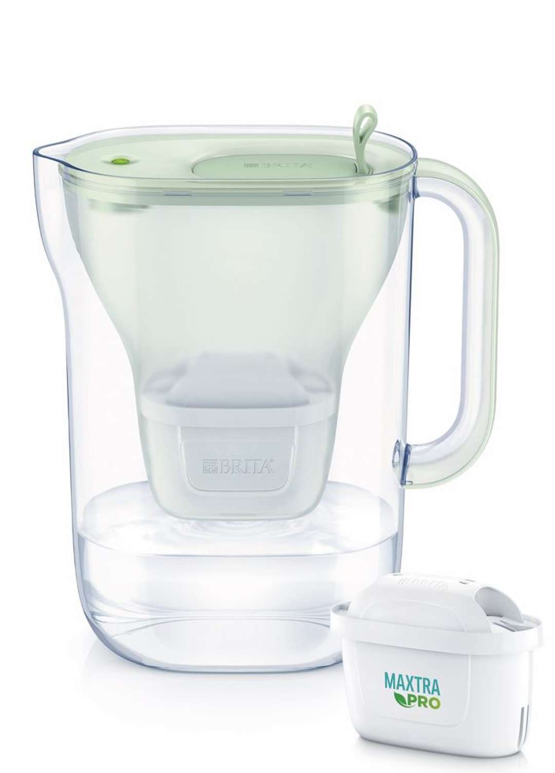Brita Czajnik - Dzbanek z filtrem Style Eco, pojemność 2,4 l, filtr MX PRO, zielony 1052809