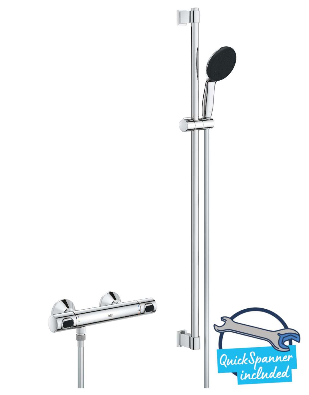 Grohe Precision Flow - System prysznicowy z termostatem, chrom 34805001