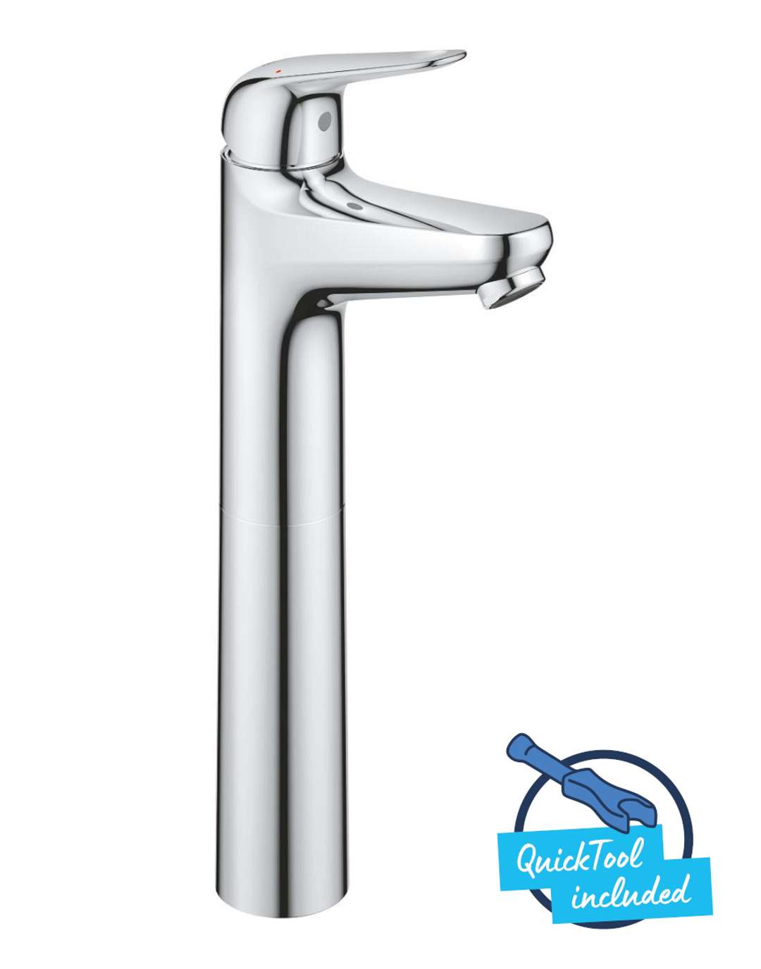 Grohe Swift - Bateria umywalkowa z odpływem Push-Open, chrom 24331001
