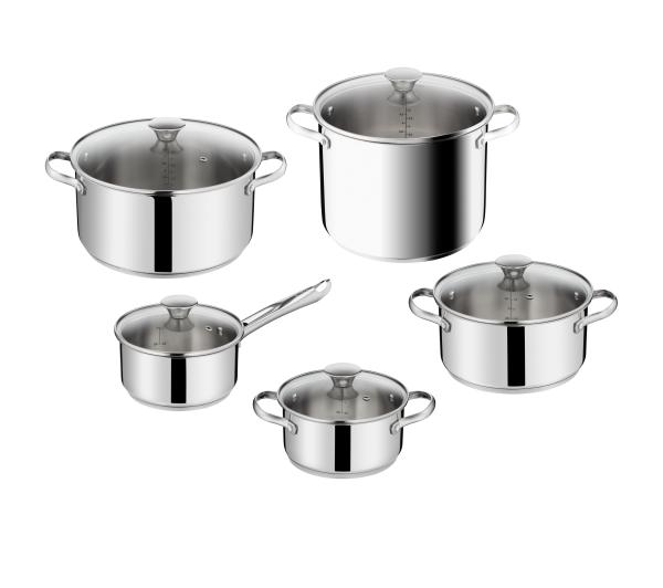 Tefal Daily Cook H054AS55 Indukcja Stal nierdzewna 10 elementów