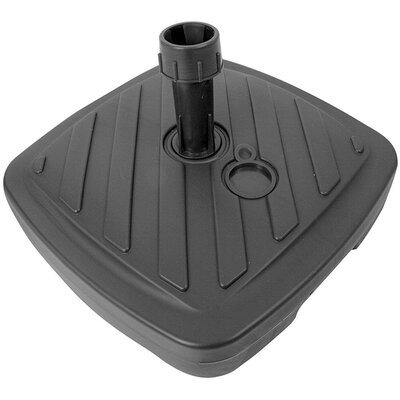 Podstawa do parasola szara 39.5 x 39.5 cm 12 l