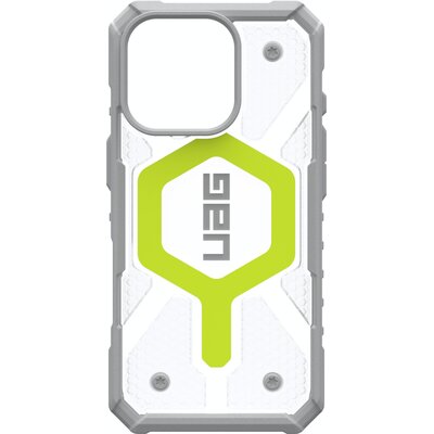 UAG Pathfinder Clear Magsafe do iPhone 16 Pro active neon