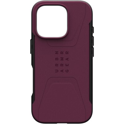 UAG Civilian Magsafe do iPhone 16 Pro bordeaux