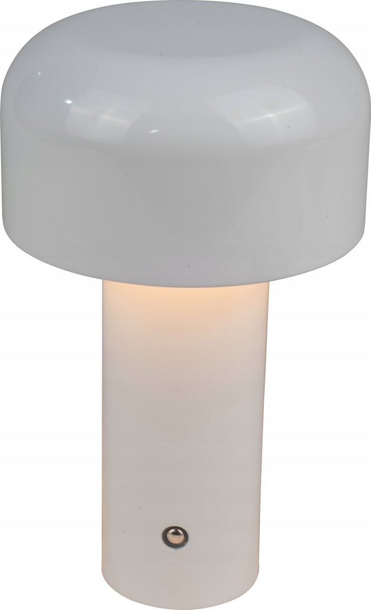 Nowoczesna lampa LED grzybek na biurko stolik stół metalowa stołowa lampka