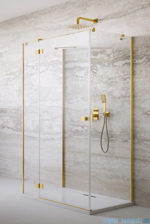 Radaway Essenza Gold Kdj+S kabina 90x120x90cm lewa szkło przejrzyste 1384050-01-01/1385024-09-01L/1384050-01-01